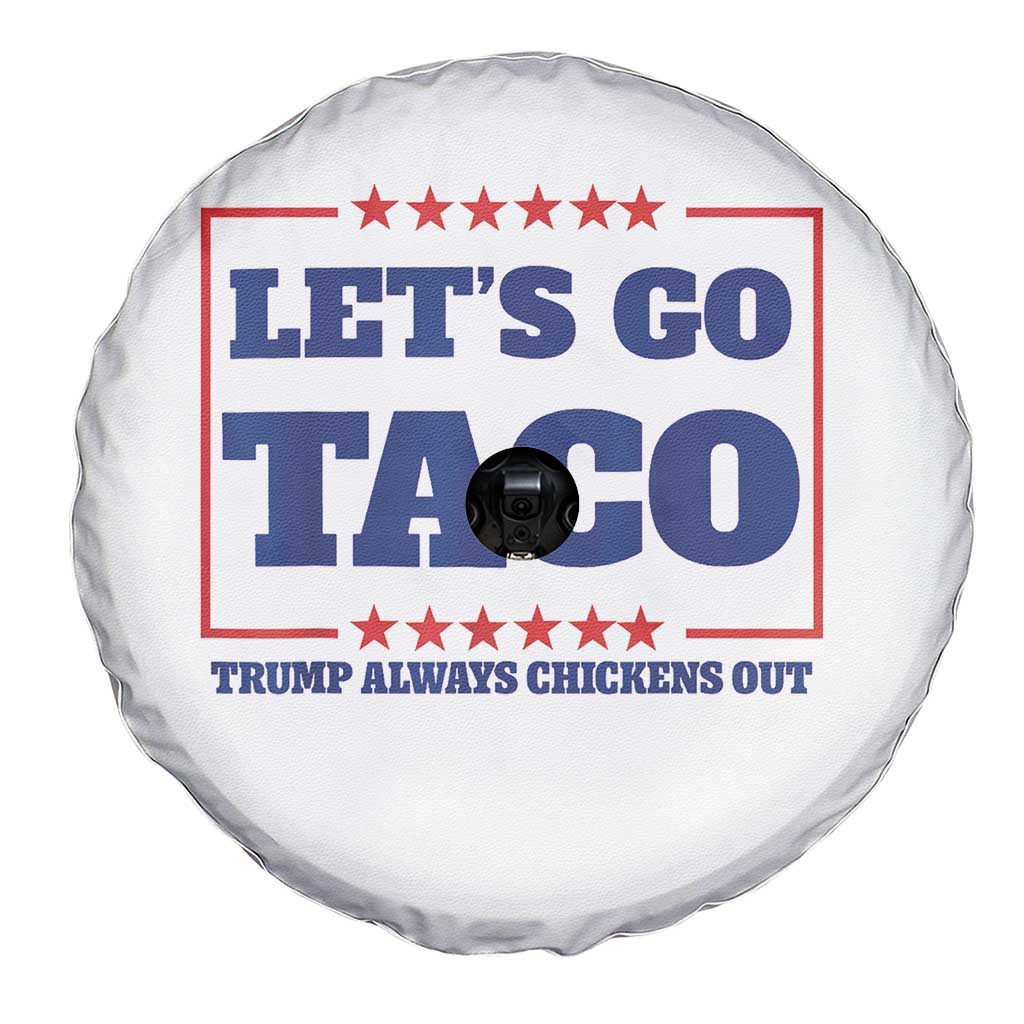 Funny Let's Go Taco Spare Tire Cover Tacos for President Humor