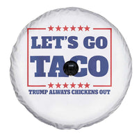 Funny Let's Go Taco Spare Tire Cover Tacos for President Humor