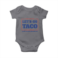 Funny Let's Go Taco Baby Onesie Tacos for President Humor