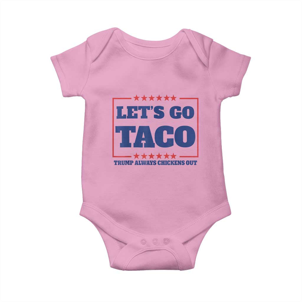Funny Let's Go Taco Baby Onesie Tacos for President Humor