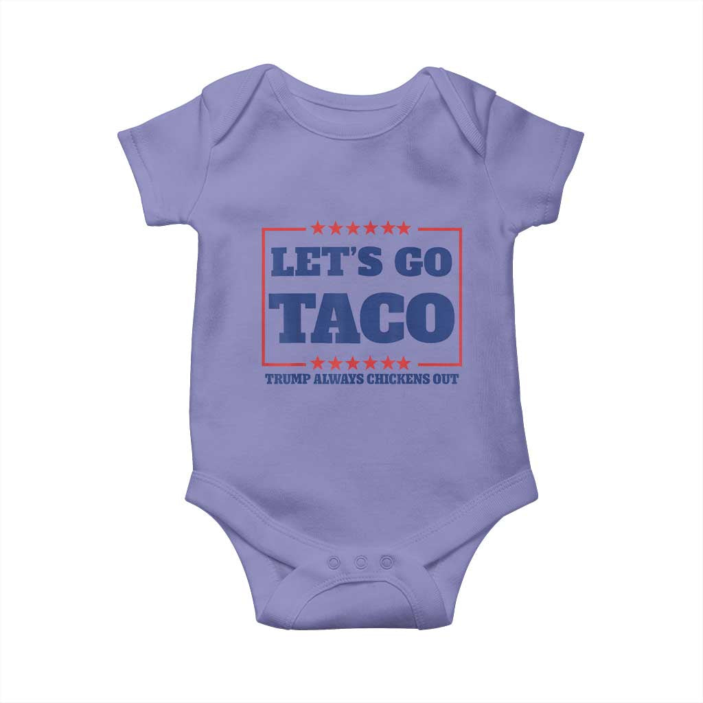 Funny Let's Go Taco Baby Onesie Tacos for President Humor