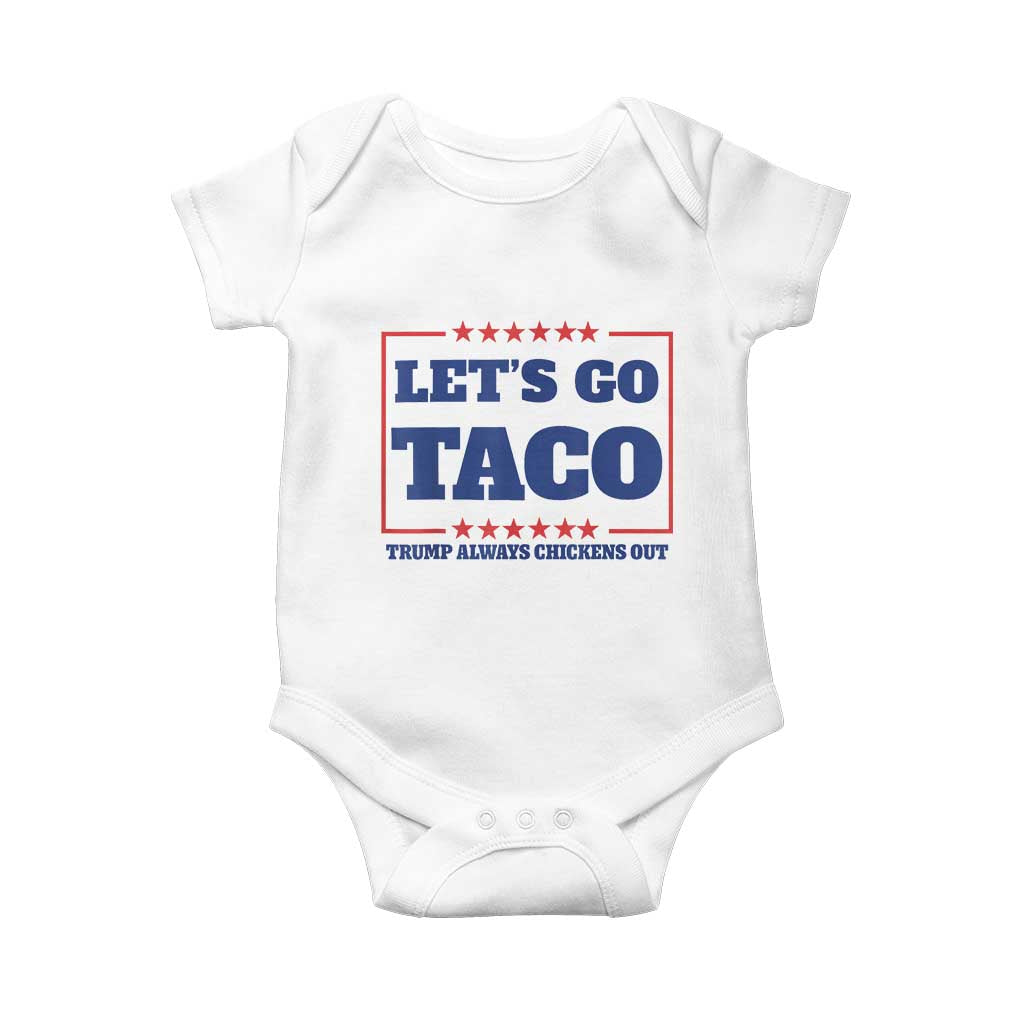 Funny Let's Go Taco Baby Onesie Tacos for President Humor
