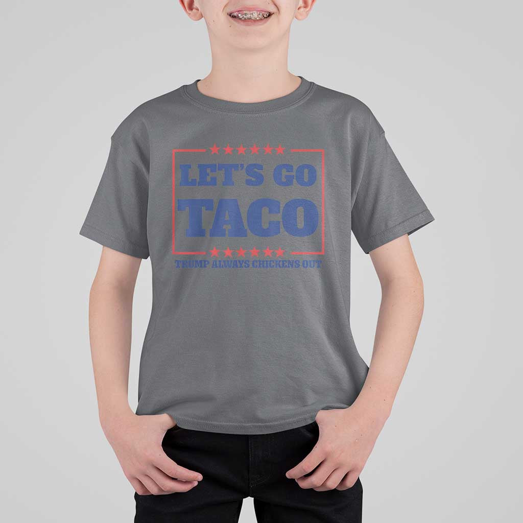 Funny Let's Go Taco T Shirt For Kid Tacos for President Humor