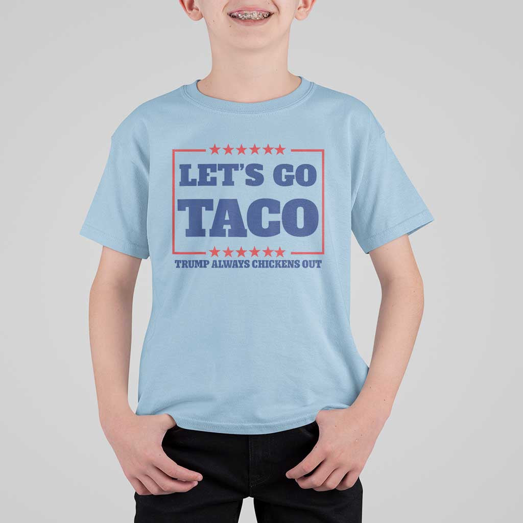 Funny Let's Go Taco T Shirt For Kid Tacos for President Humor