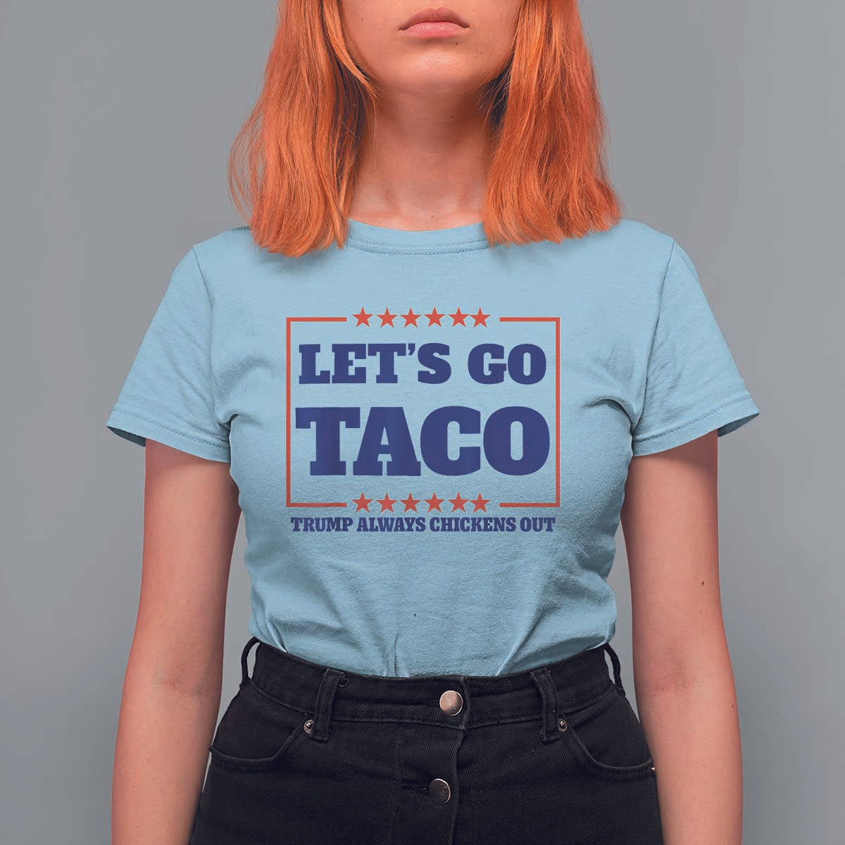 Funny Let's Go Taco T Shirt For Women Tacos for President Humor