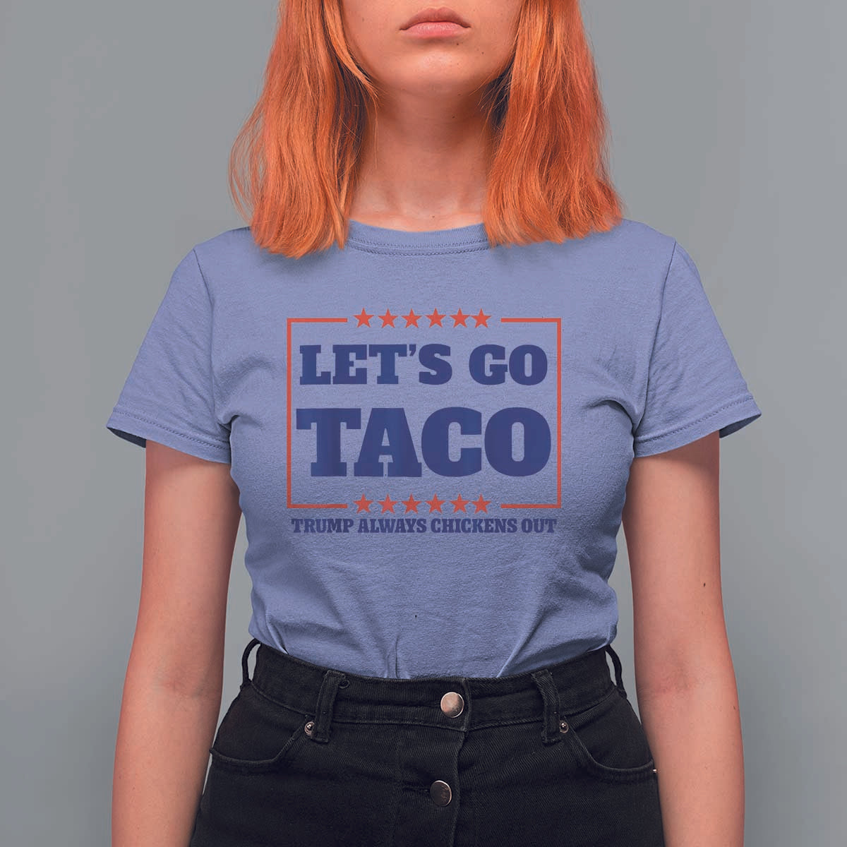 Funny Let's Go Taco T Shirt For Women Tacos for President Humor