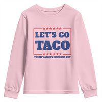 Funny Let's Go Taco Youth Sweatshirt Tacos for President Humor