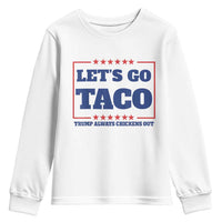 Funny Let's Go Taco Youth Sweatshirt Tacos for President Humor