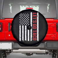 Funny Let's Go Taco Spare Tire Cover Stars and Stripes Political Satire