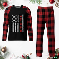 Funny Let's Go Taco Plaid Pajama Set Stars and Stripes Political Satire - Wonder Print Shop