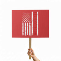 Funny Let's Go Taco Protest Sign Stars and Stripes Political Satire - Wonder Print Shop