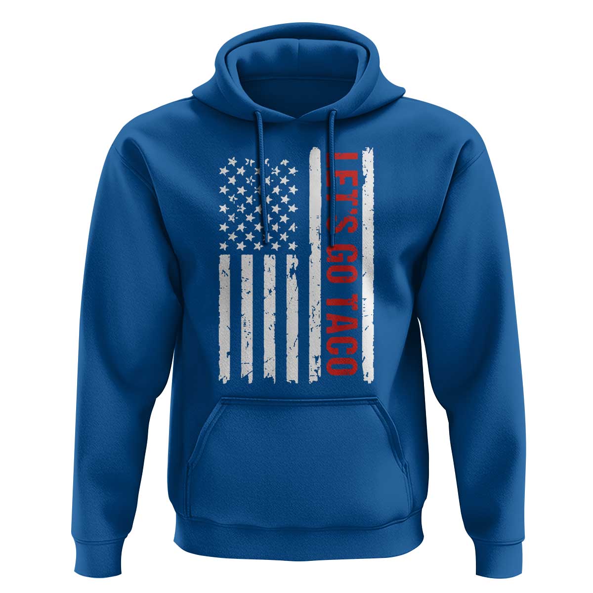 Funny Let's Go Taco Hoodie Stars and Stripes Political Satire
