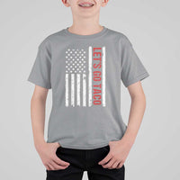 Funny Let's Go Taco T Shirt For Kid Stars and Stripes Political Satire