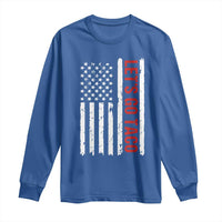 Funny Let's Go Taco Long Sleeve Shirt Stars and Stripes Political Satire