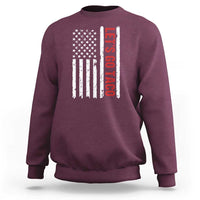 Funny Let's Go Taco Sweatshirt Stars and Stripes Political Satire