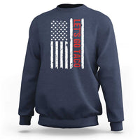 Funny Let's Go Taco Sweatshirt Stars and Stripes Political Satire