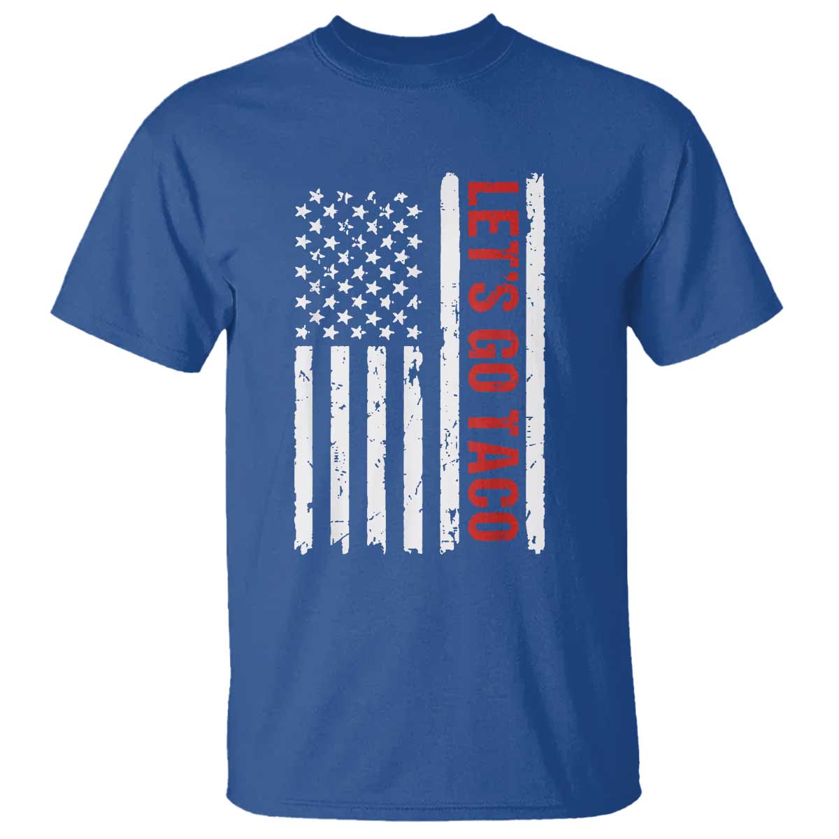 Funny Let's Go Taco T Shirt Stars and Stripes Political Satire