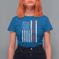 Funny Let's Go Taco T Shirt For Women Stars and Stripes Political Satire