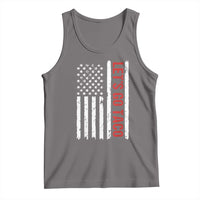 Funny Let's Go Taco Tank Top Stars and Stripes Political Satire