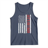 Funny Let's Go Taco Tank Top Stars and Stripes Political Satire
