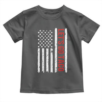 Funny Let's Go Taco Toddler T Shirt Stars and Stripes Political Satire