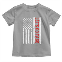 Funny Let's Go Taco Toddler T Shirt Stars and Stripes Political Satire