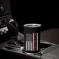 Funny Let's Go Taco Tumbler Cup Stars and Stripes Political Satire