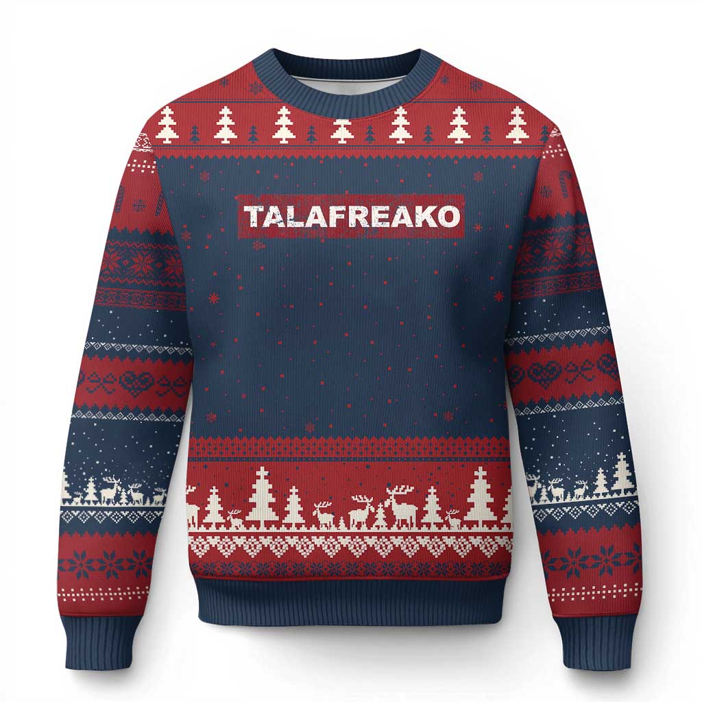 Proud Talafreako Ugly Christmas Sweater James Talarico Voter Political Supporter