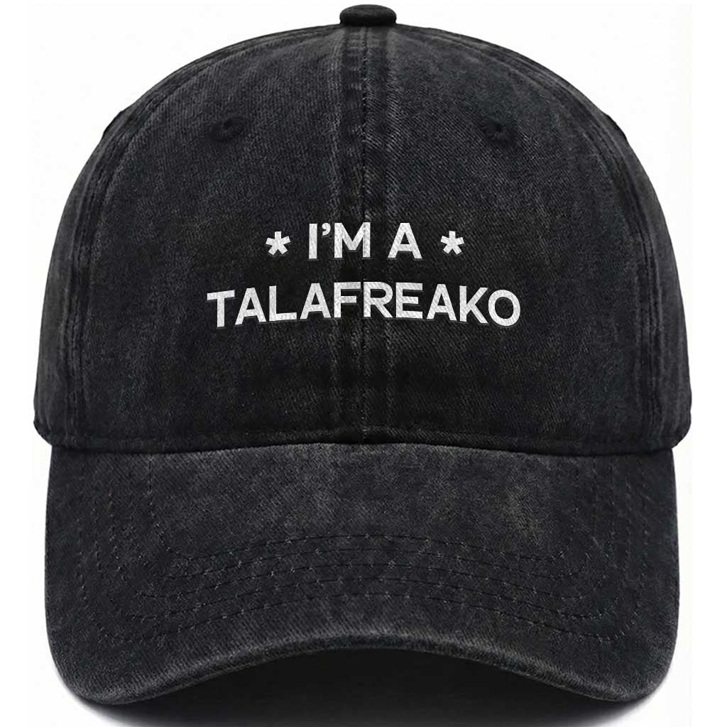 I'm A Talafreako Washed Cotton Baseball Cap Funny Texas James Talarico Voter Political Supporter