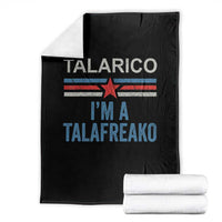 Talarico I'm A Talafreako Throw Blanket Vintage Patriotic James Voter Political Supporter Star Graphic