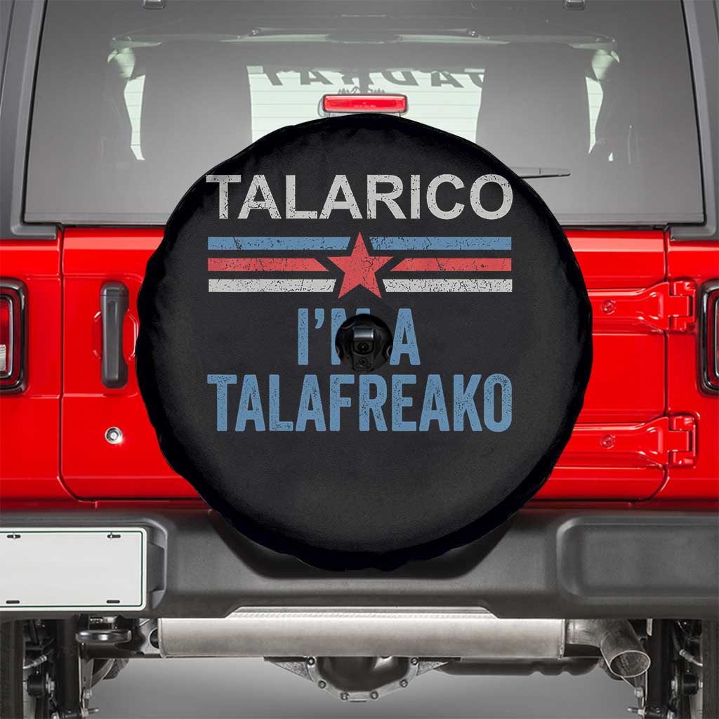 Talarico I'm A Talafreako Spare Tire Cover Vintage Patriotic James Voter Political Supporter Star Graphic