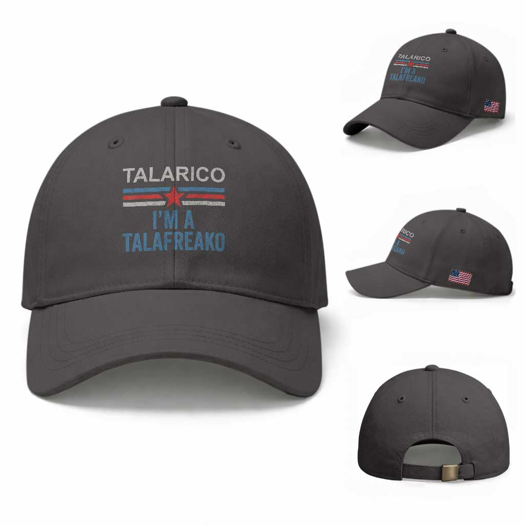 Talarico I'm A Talafreako Baseball Cap Vintage Patriotic James Voter Political Supporter Star Graphic