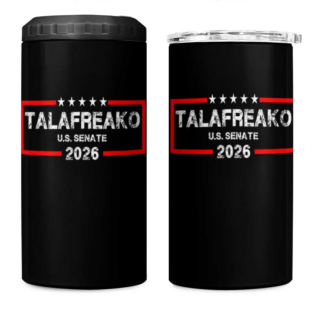 Talafreako U.S. Senate 2026 4 in 1 Can Cooler Tumbler James Talarico Voter Political Supporter