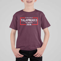 Talafreako U.S. Senate 2026 T Shirt For Kid James Talarico Voter Political Supporter
