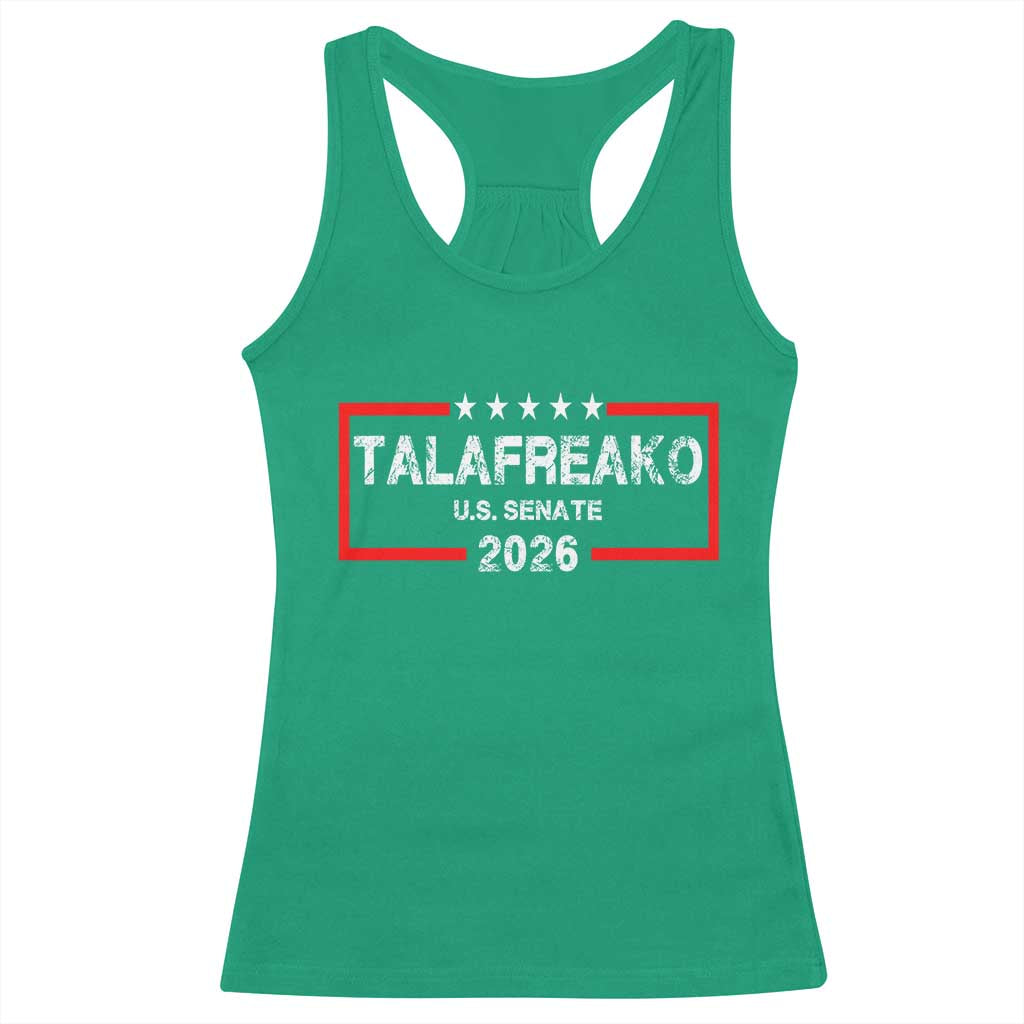 Talafreako U.S. Senate 2026 Racerback Tank Top James Talarico Voter Political Supporter