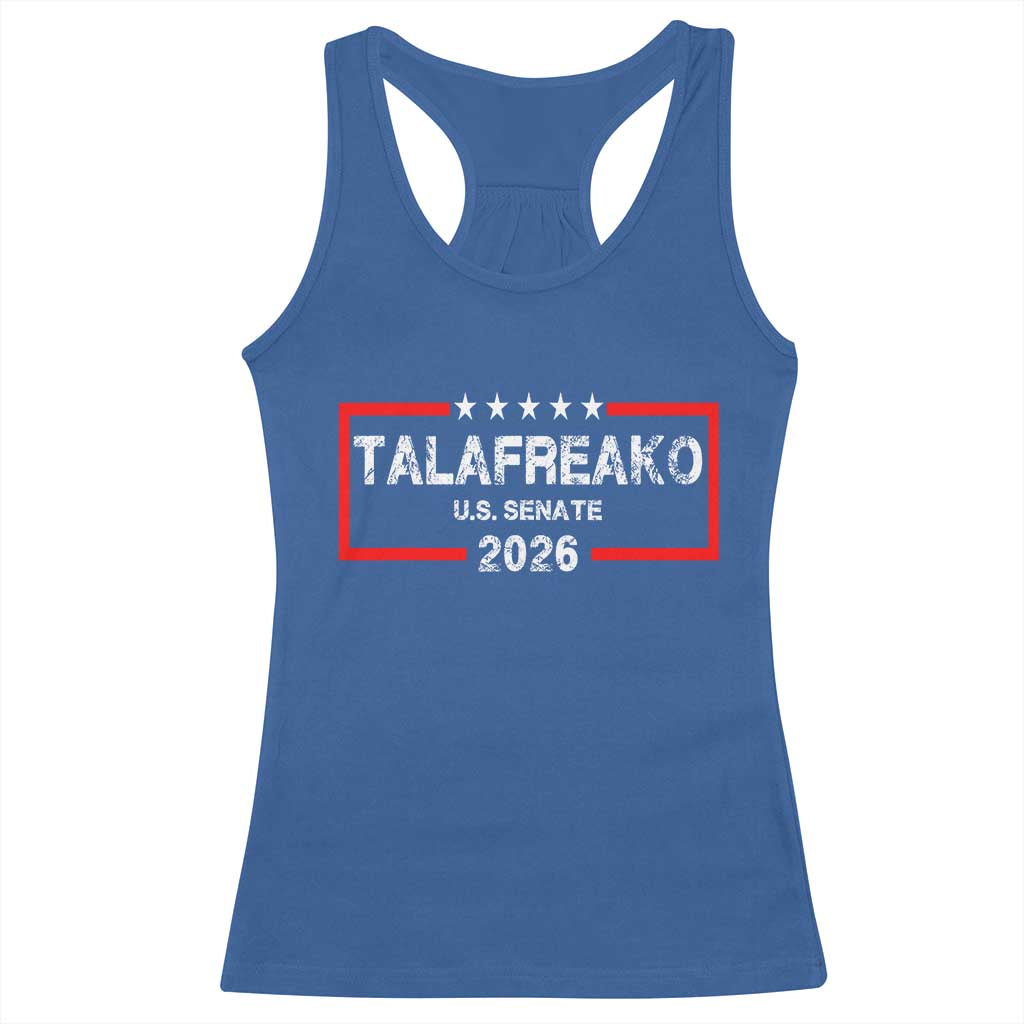 Talafreako U.S. Senate 2026 Racerback Tank Top James Talarico Voter Political Supporter