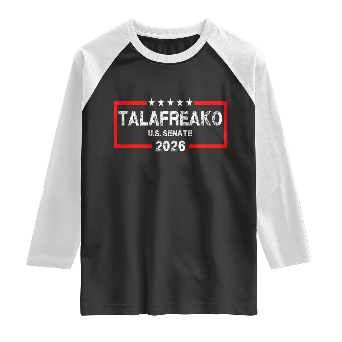 Talafreako U.S. Senate 2026 Raglan Shirt James Talarico Voter Political Supporter
