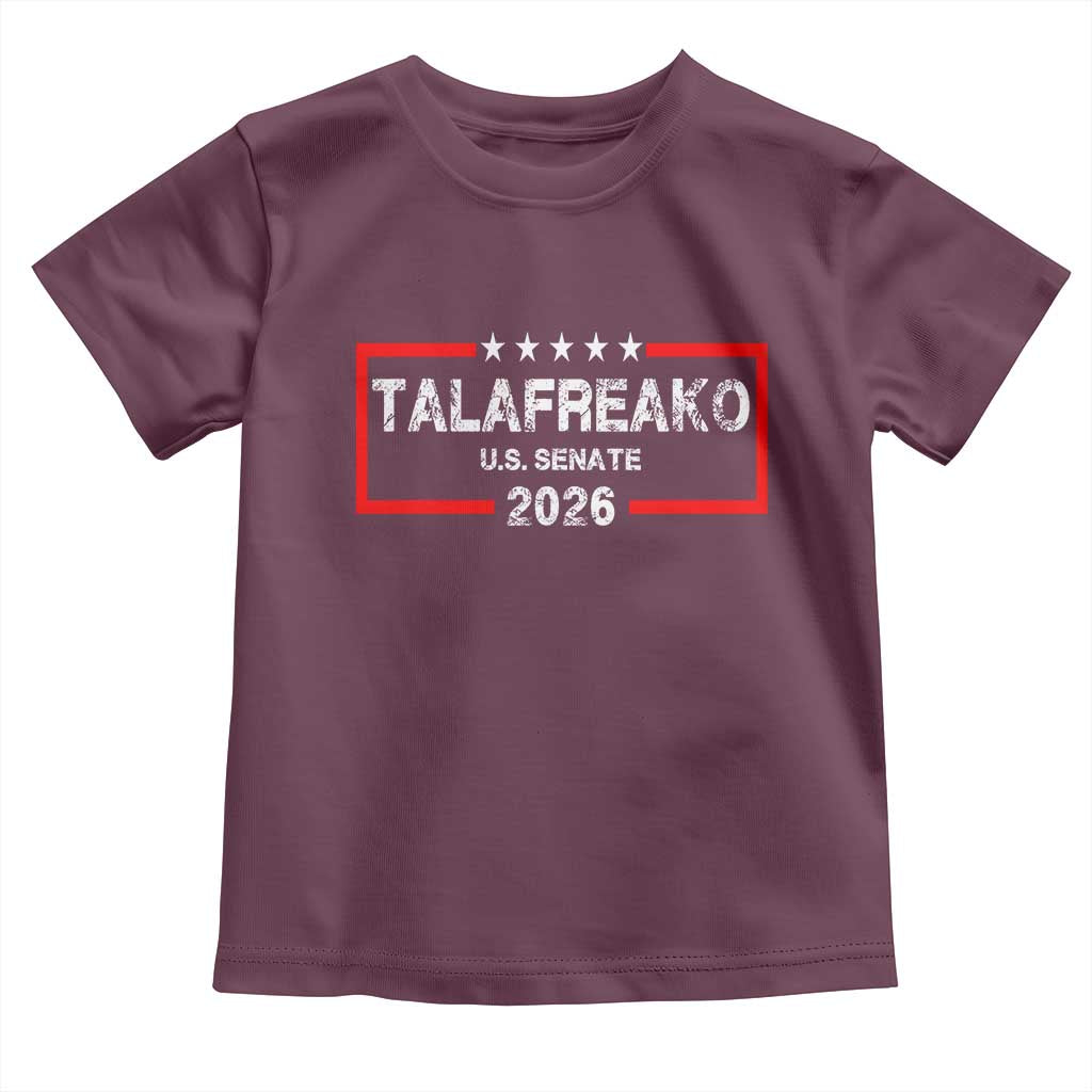 Talafreako U.S. Senate 2026 Toddler T Shirt James Talarico Voter Political Supporter
