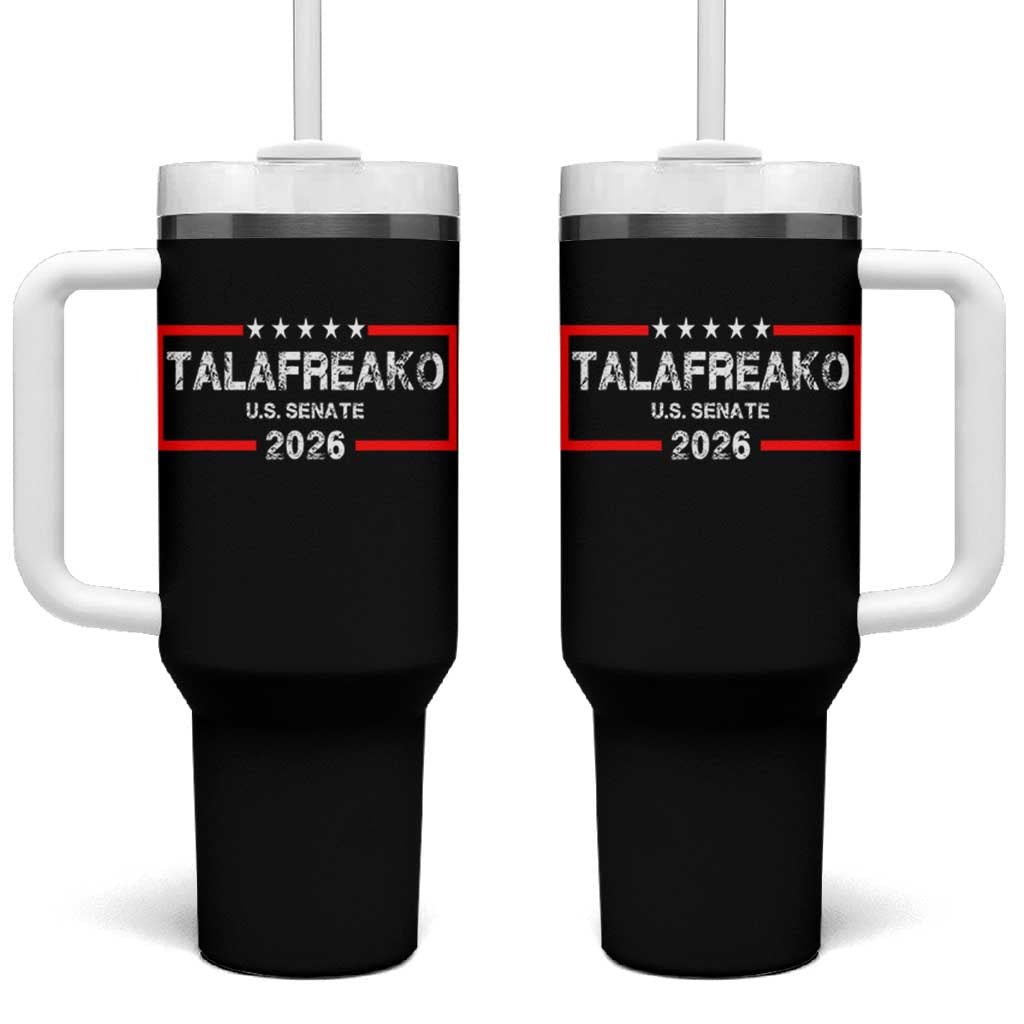 Talafreako U.S. Senate 2026 Tumbler With Handle James Talarico Voter Political Supporter