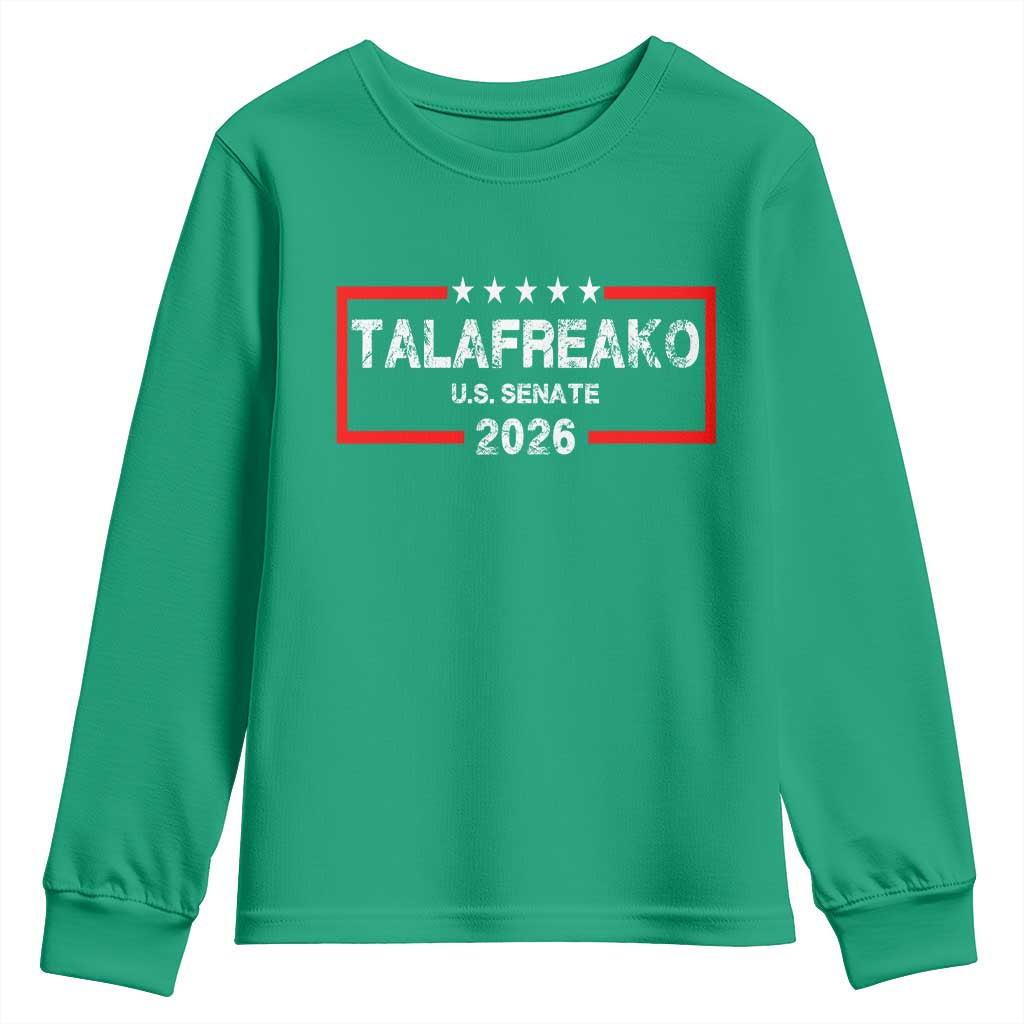 Talafreako U.S. Senate 2026 Youth Sweatshirt James Talarico Voter Political Supporter