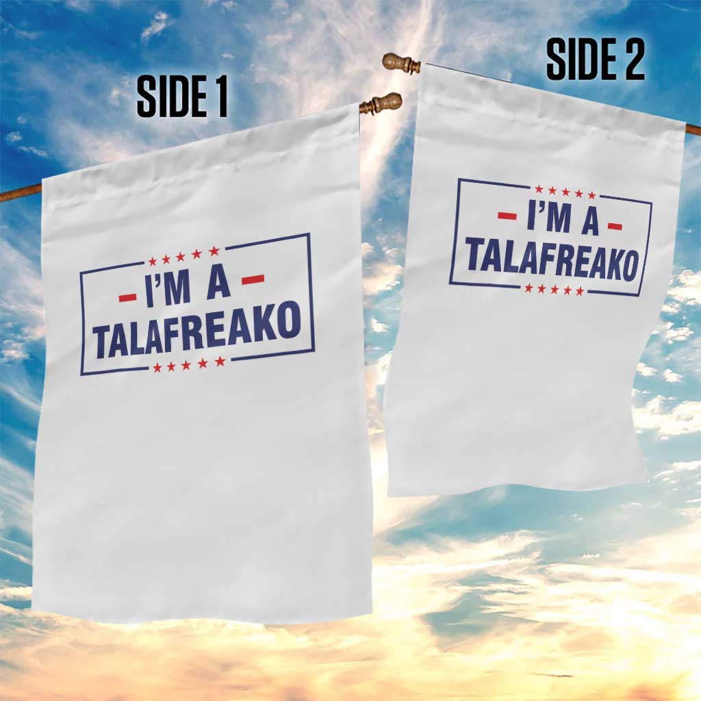 I'm A Talafreako Patriotic Voter Garden Flag James Talarico Political Supporter Stars Election Box