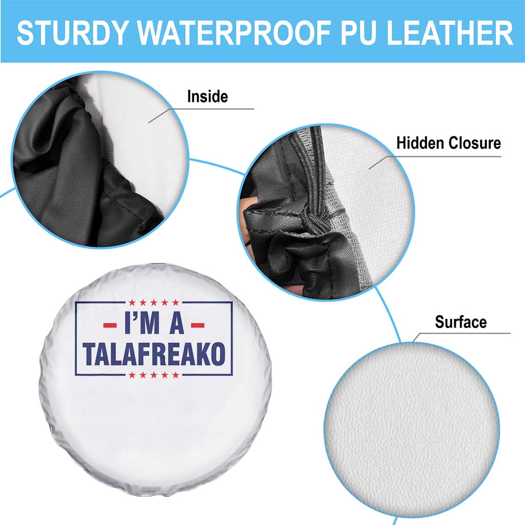 I'm A Talafreako Patriotic Voter Spare Tire Cover James Talarico Political Supporter Stars Election Box