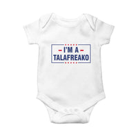 I'm A Talafreako Patriotic Voter Baby Onesie James Talarico Political Supporter Stars Election Box