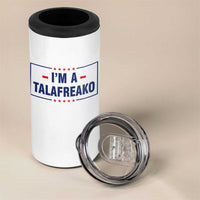 I'm A Talafreako Patriotic Voter 4 in 1 Can Cooler Tumbler James Talarico Political Supporter Stars Election Box