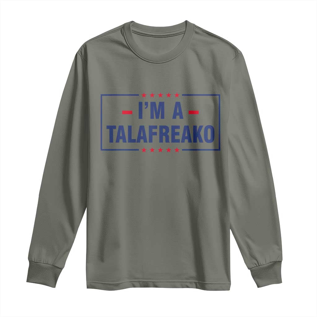 I'm A Talafreako Patriotic Voter Long Sleeve Shirt James Talarico Political Supporter Stars Election Box