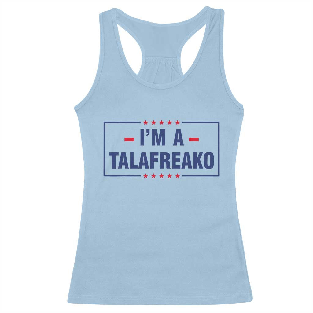 I'm A Talafreako Patriotic Voter Racerback Tank Top James Talarico Political Supporter Stars Election Box
