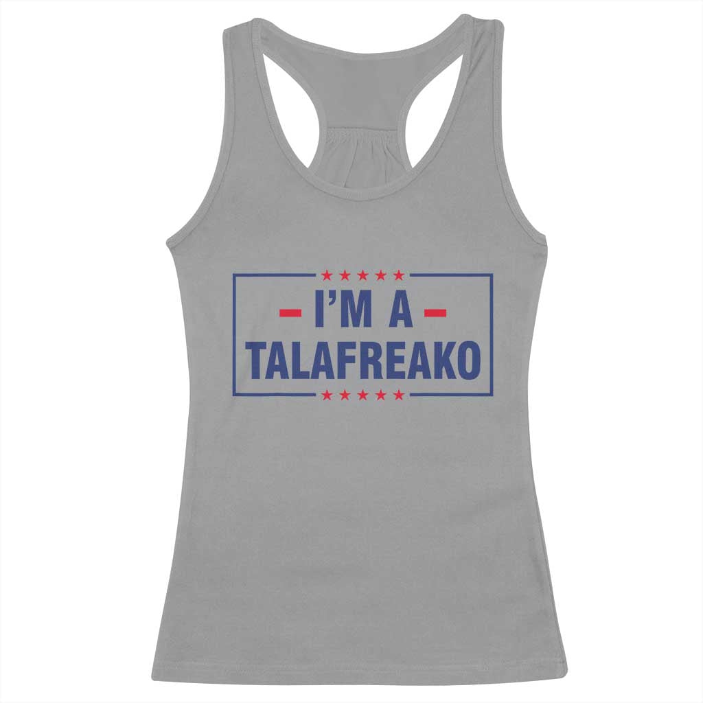 I'm A Talafreako Patriotic Voter Racerback Tank Top James Talarico Political Supporter Stars Election Box