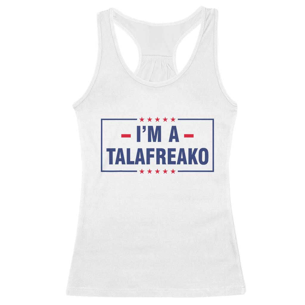 I'm A Talafreako Patriotic Voter Racerback Tank Top James Talarico Political Supporter Stars Election Box