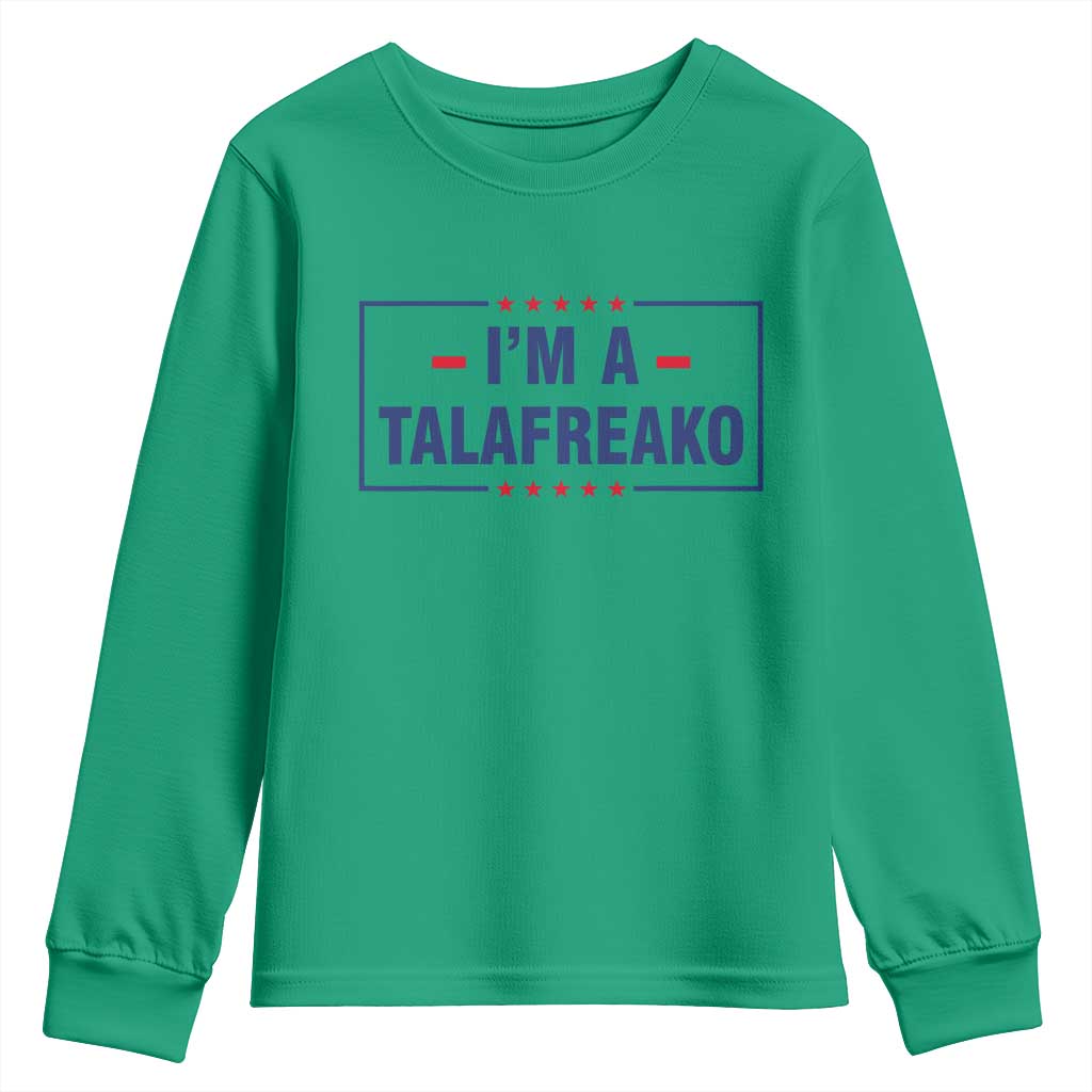 I'm A Talafreako Patriotic Voter Youth Sweatshirt James Talarico Political Supporter Stars Election Box