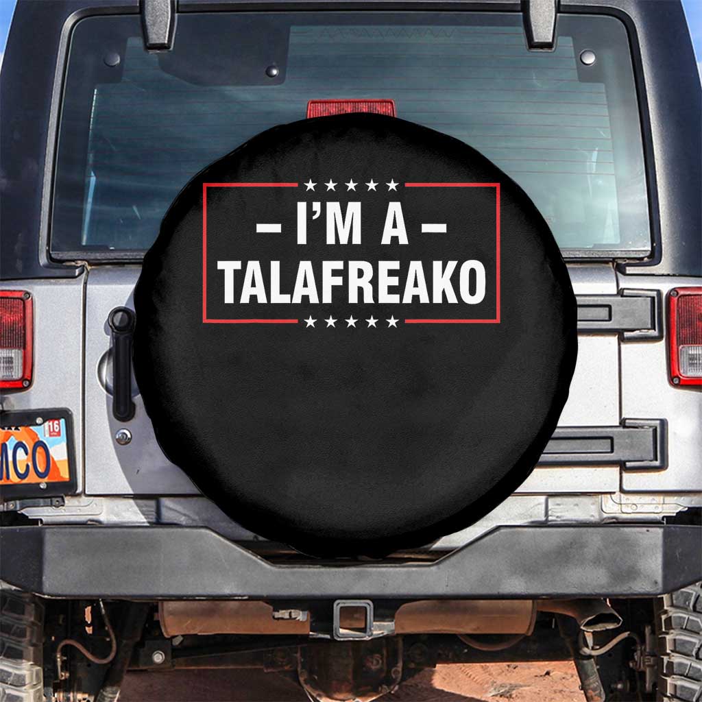 I'm A Talafreako Patriotic Voter Spare Tire Cover James Talarico Political Supporter Election Box Graphic